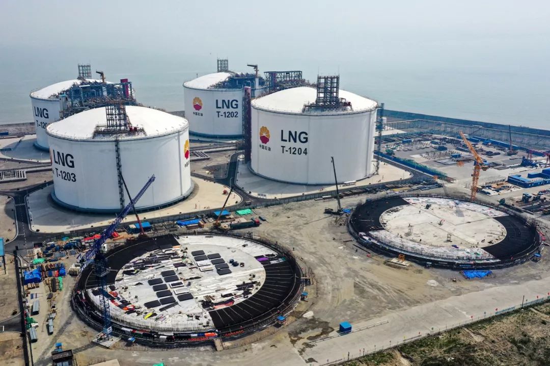 洋口港能源岛储气能力提高60%